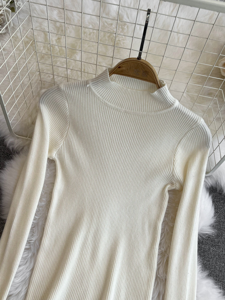 Corduroy Vest Dress&Knitwear 2Pcs