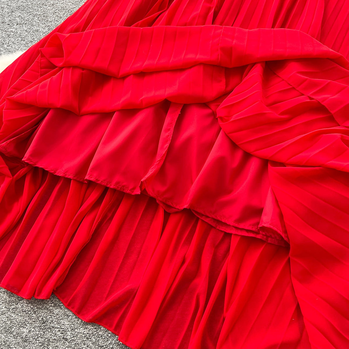 Solid Color Knotted Halter Dress