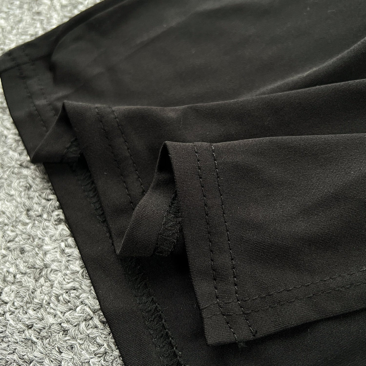High-end Hollowed Black Slip Dress