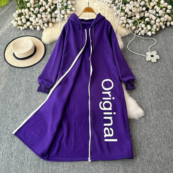 Uniform Style Monogrammed Zipped Dress