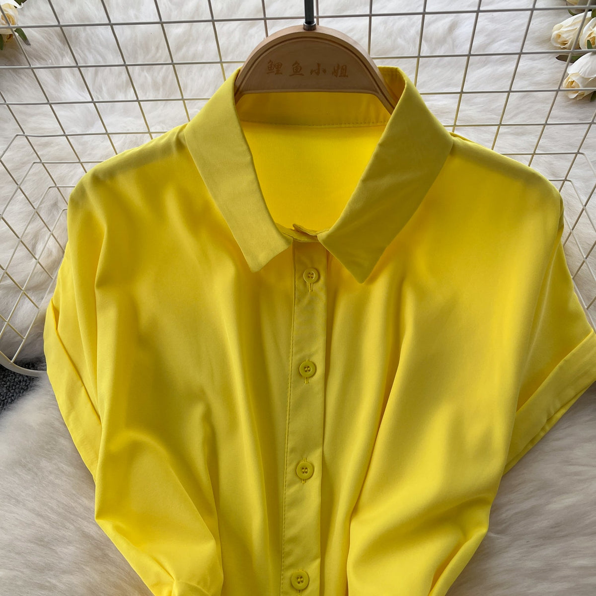 Slim-fit Pleated Shirt Dress