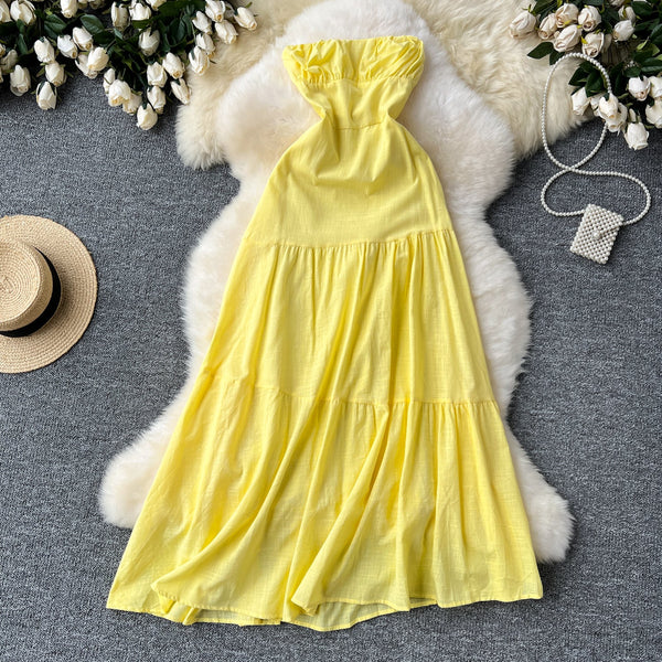 Fairy Off-shoulder Backless Dress