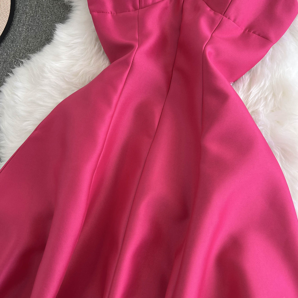Vintage Ruffled Slip Dress with Choker