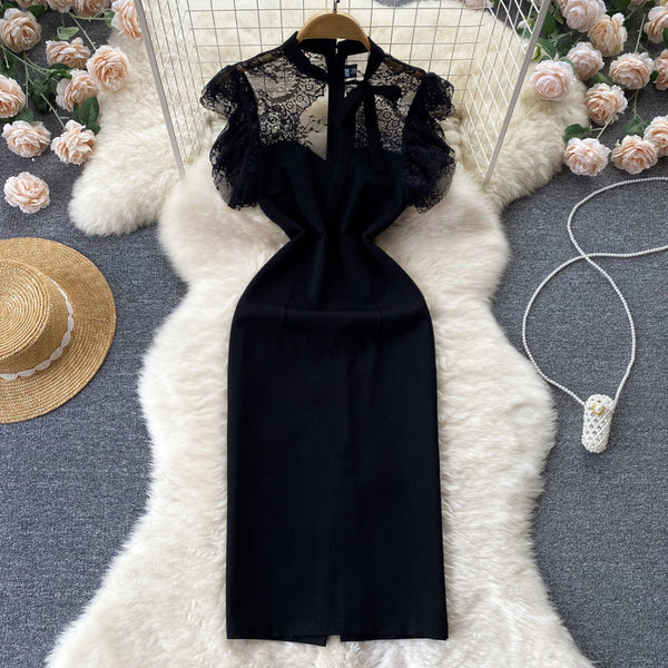Vintage Lace Patchwork Dress