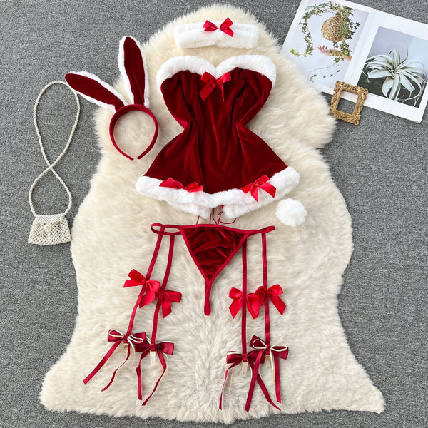 Sweet Bunny Furry Costume Dress