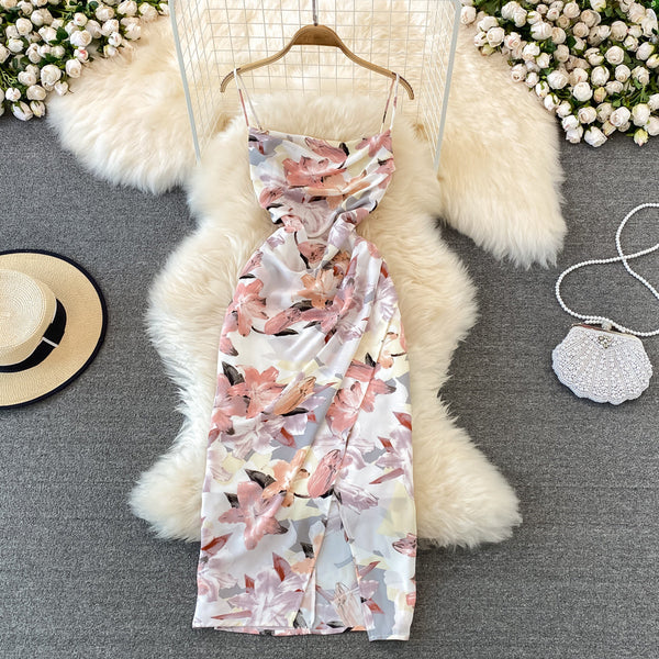 Vintage Floral Slip Dress