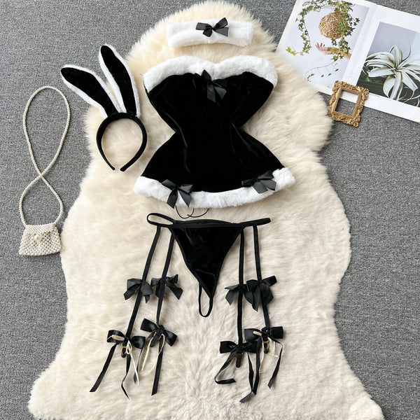 Sweet Bunny Furry Costume Dress