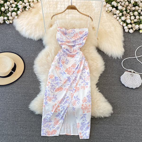Vintage Floral Slip Dress