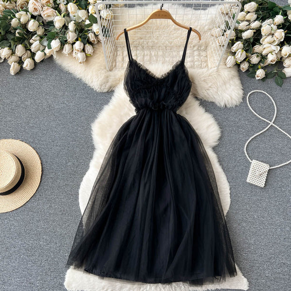 Fairy Mesh Chiffon Slip Dress