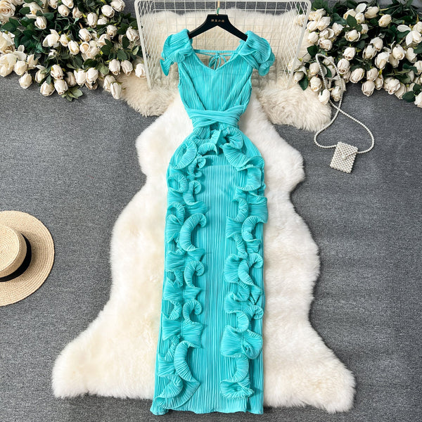 Niche 3d Ruffled Party Dress